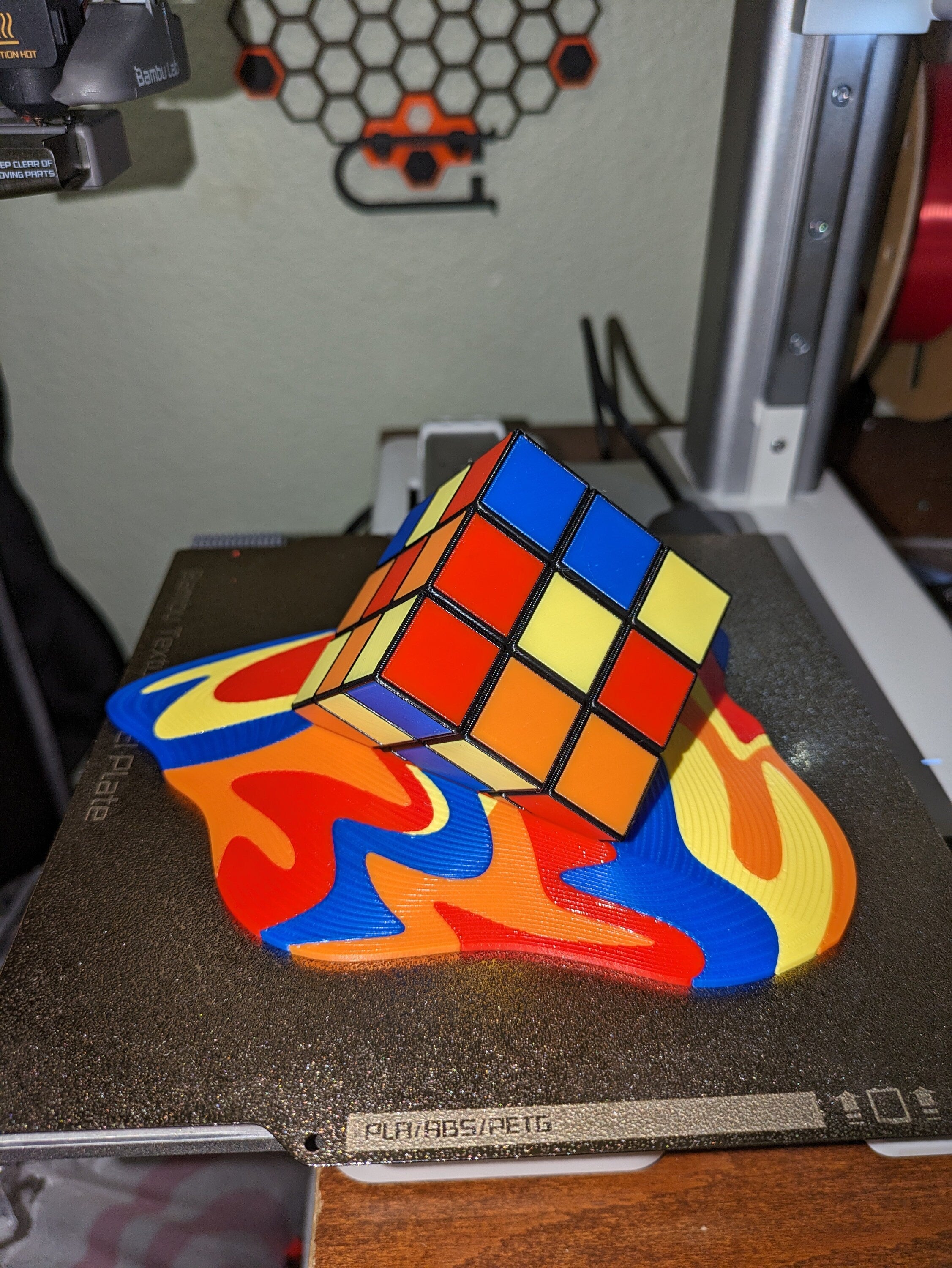 Melting Rubik's Cube - 3D Print