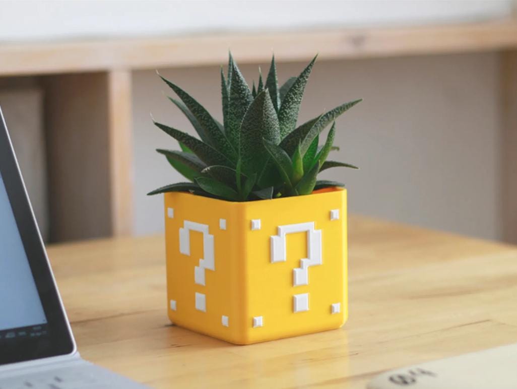 Custom Desk Planter Boxes - 3D Print