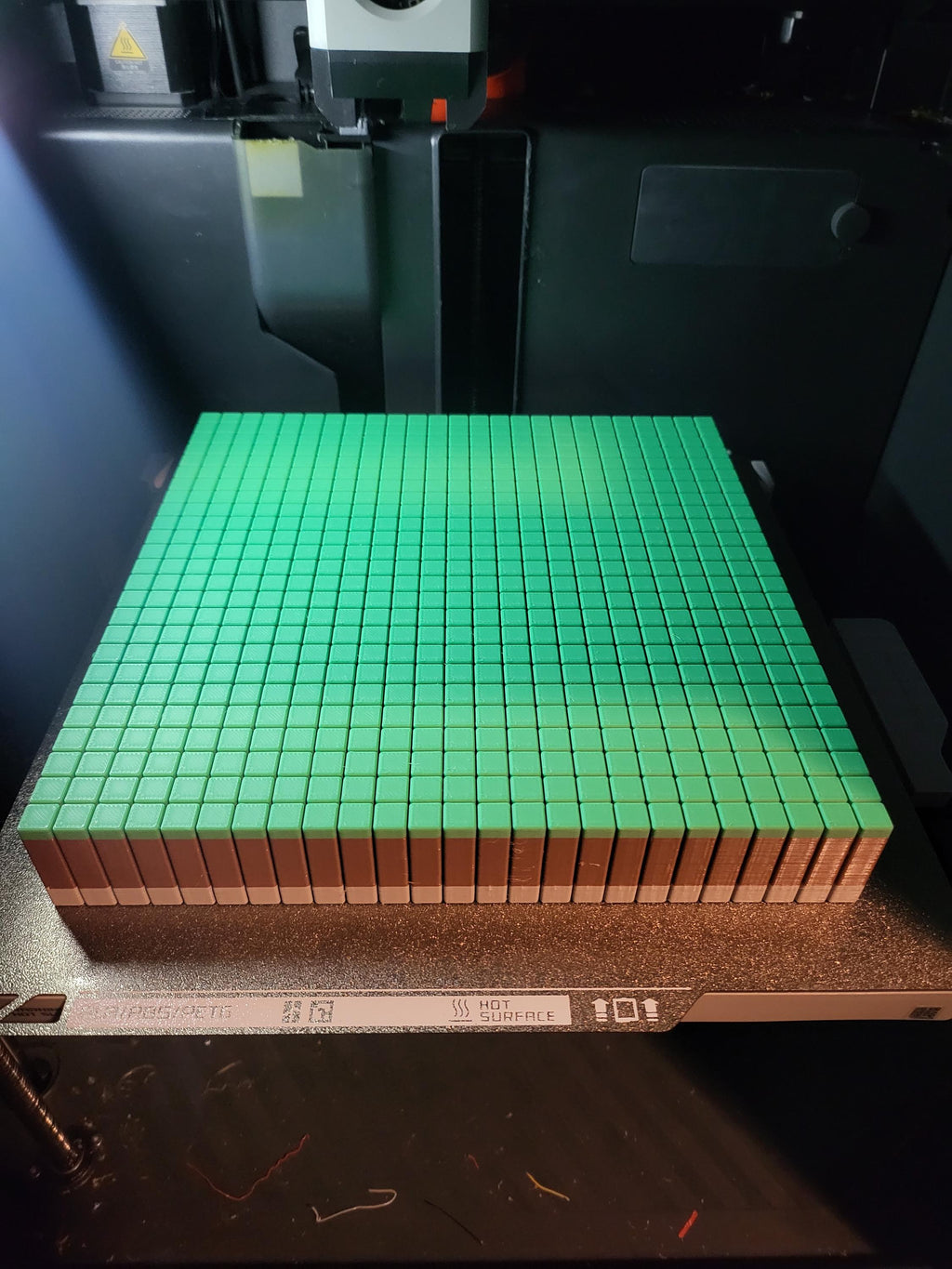 Grassy Terrain Fidget Pixels - 3D Printed