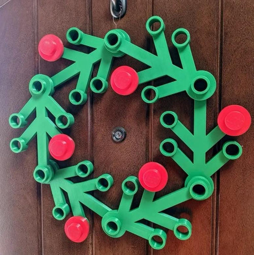 DIGITAL DOWNLOAD - Giant Building Block Wreath + Extras - 3D Print