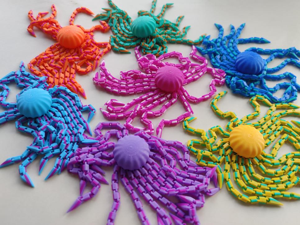 Articulated Jellyfish - 3D Print