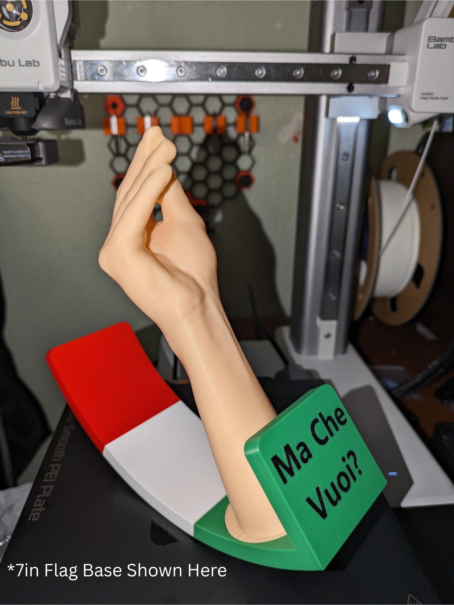 3D Printed Italian Hand Gesture Fidget Toy: What's a Matta With You Meme