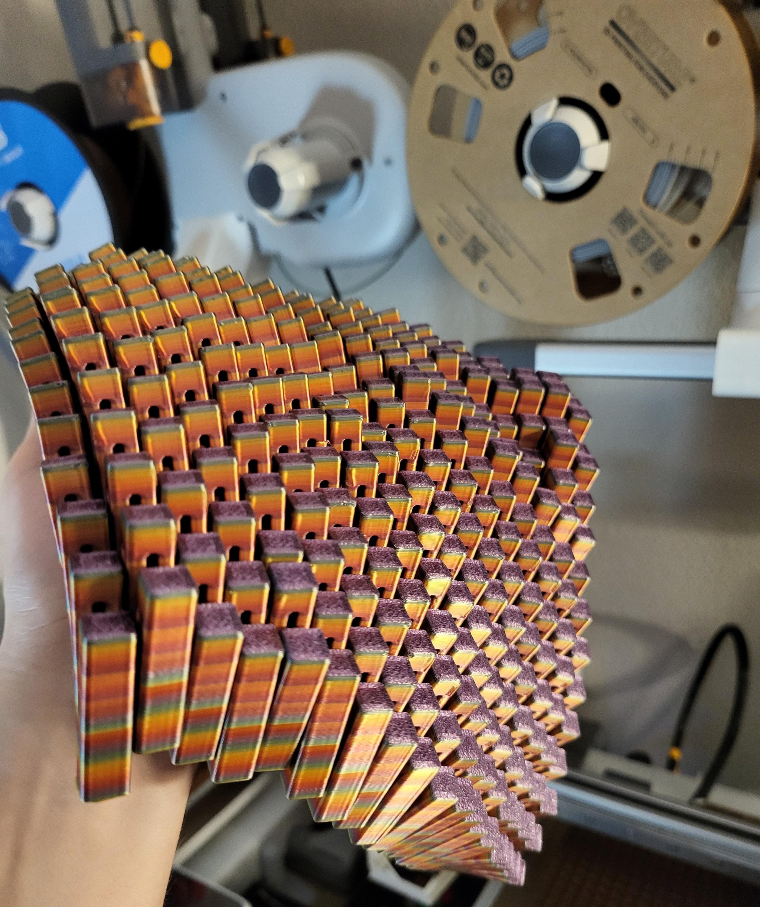 Grassy Terrain Fidget Pixels - 3D Printed