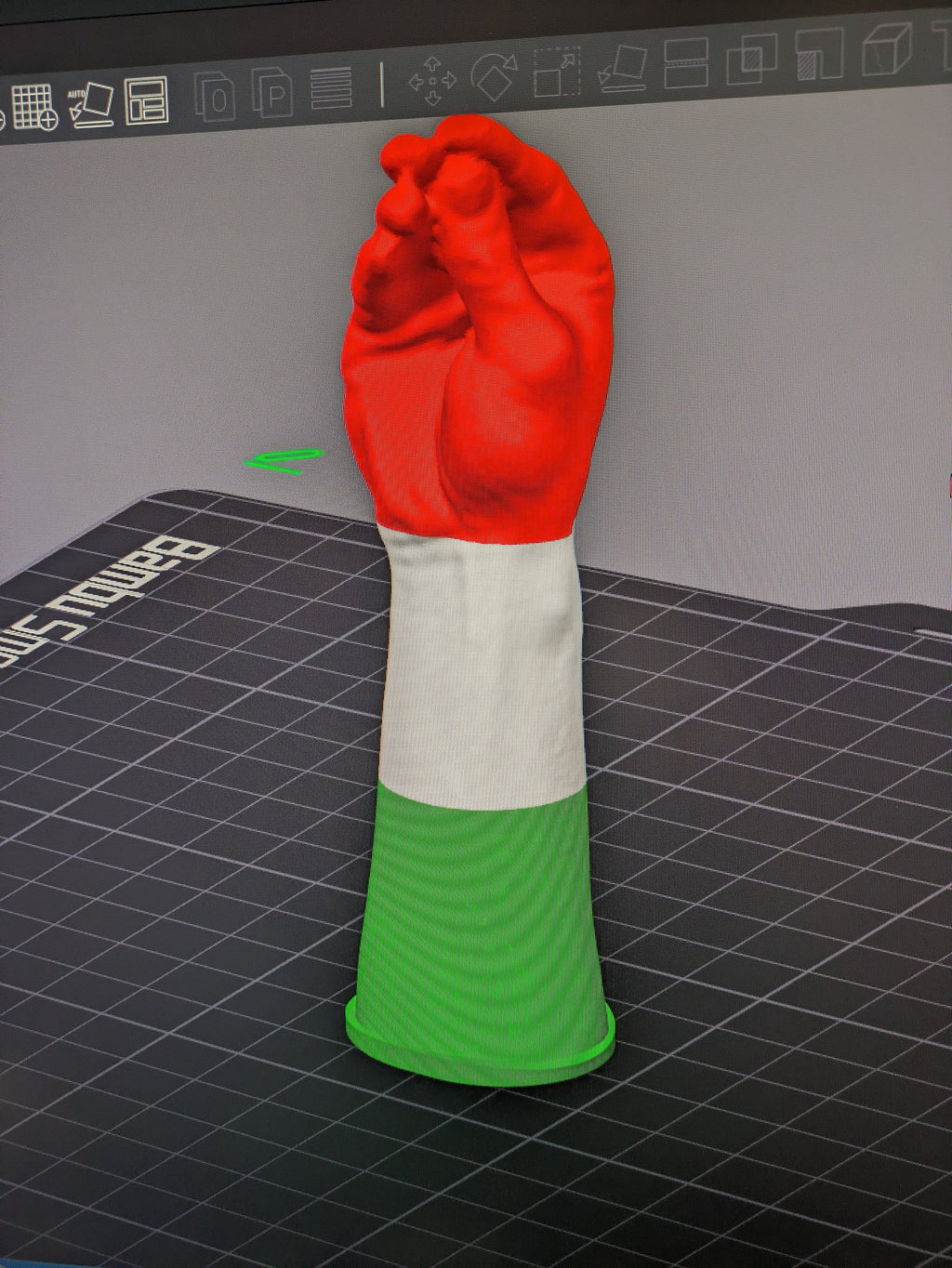 DIGITAL DOWNLOAD - Italian Hand Gesture 3D Print Desk Fidget Meme