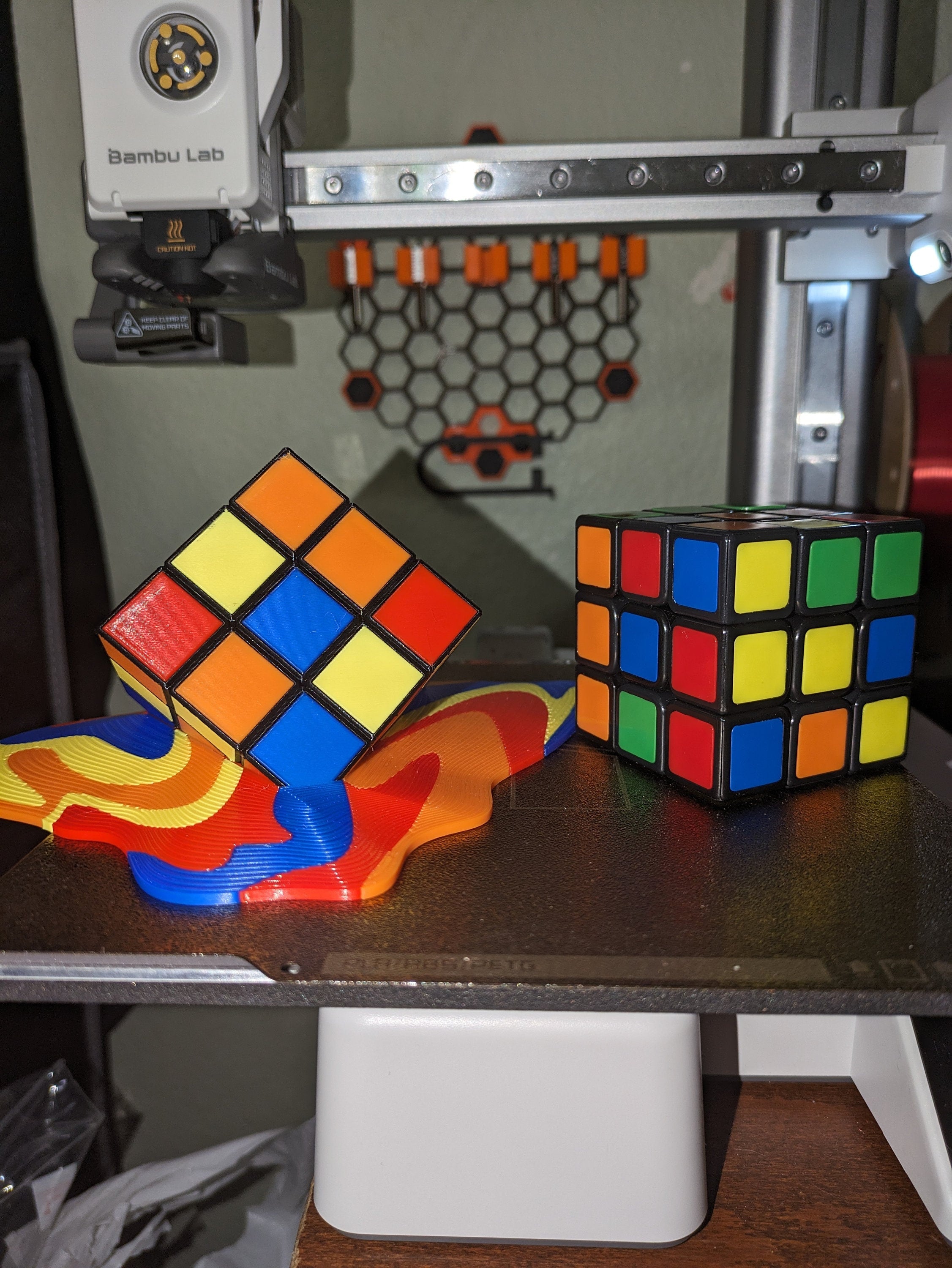 Melting Rubik's Cube - 3D Print