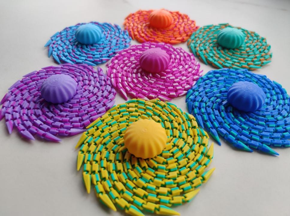 Articulated Jellyfish - 3D Print