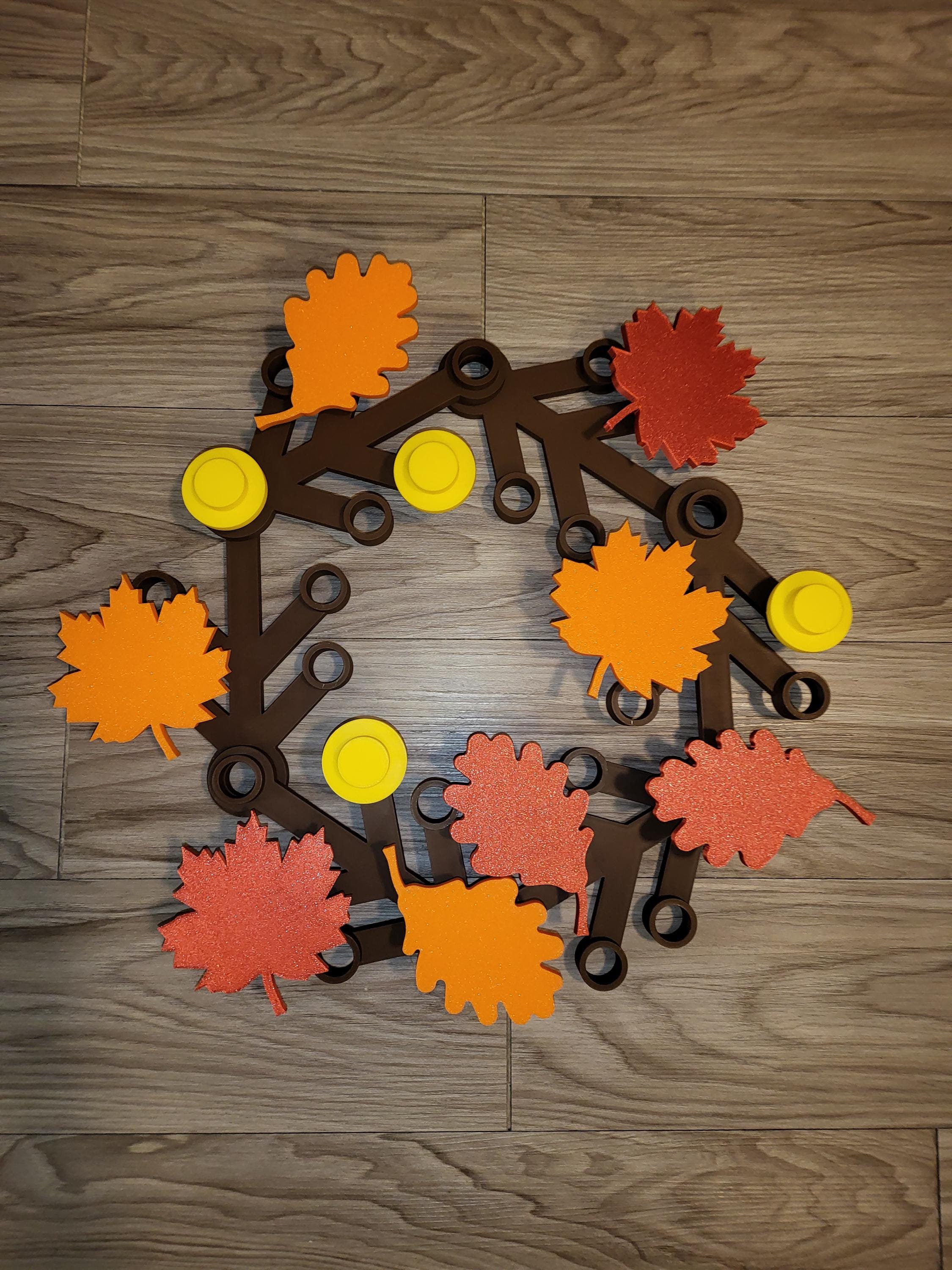 Giant Building Block Wreath + Extras - 3D Print