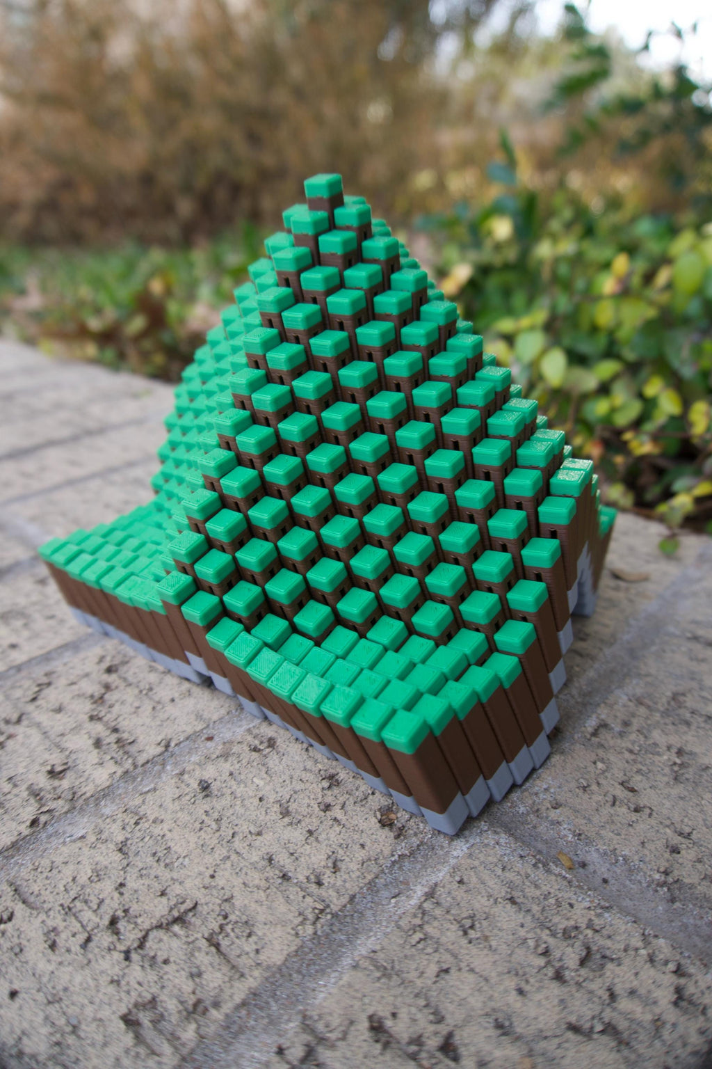 Grassy Terrain Fidget Pixels - 3D Printed