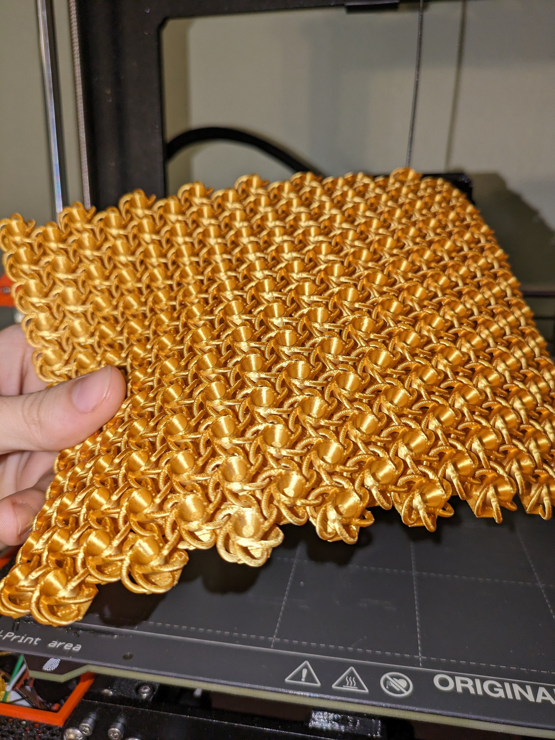 Nasa Chainmail Fabric - Flexible 3D Print