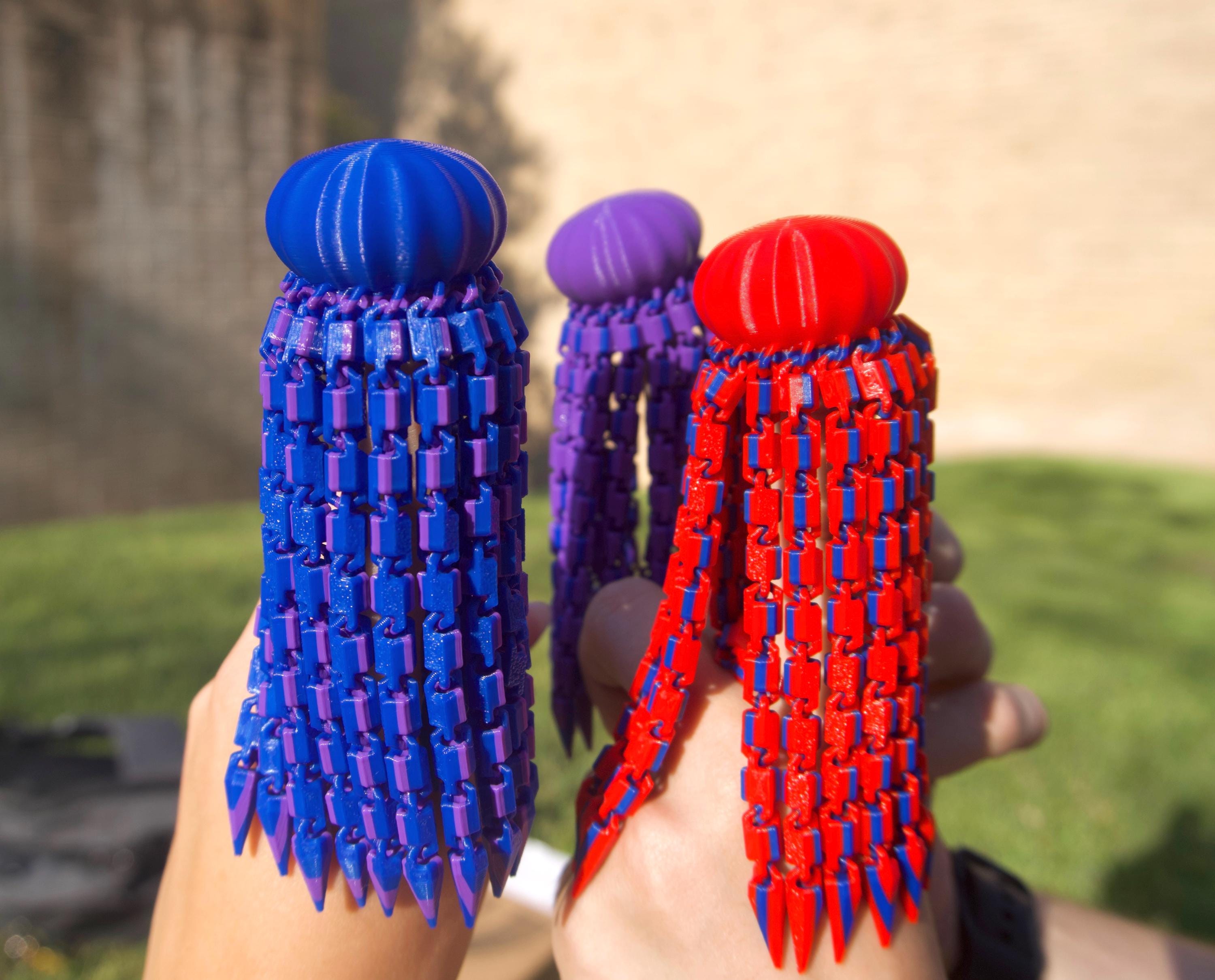 Articulated Jellyfish - 3D Print