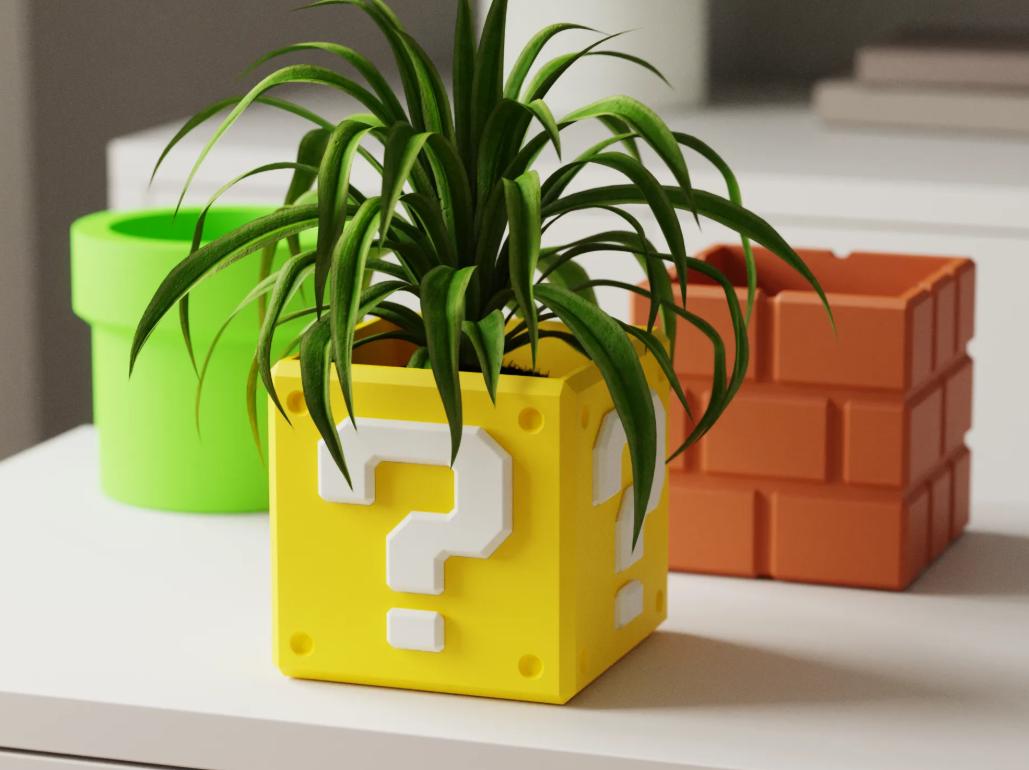 Custom Desk Planter Boxes - 3D Print
